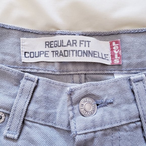 Levi's 505 Denim Jeans - Grey - Picture 12 of 16